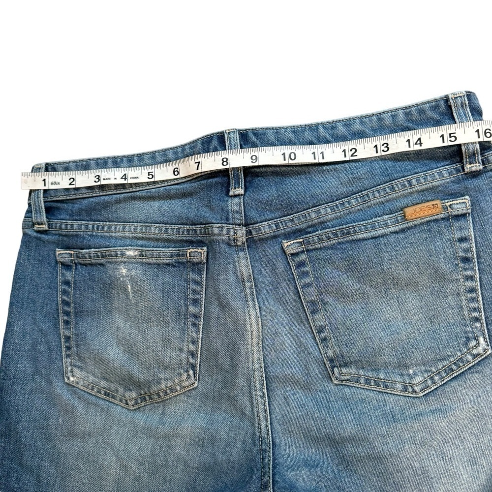 Joe’s Farren Bermuda high-rise denim shorts anthropologie 28 Raw Hem - Picture 4 of 8